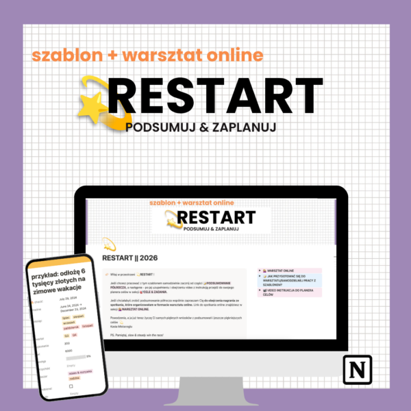 RESTART || szablon + nagranie warsztatu online